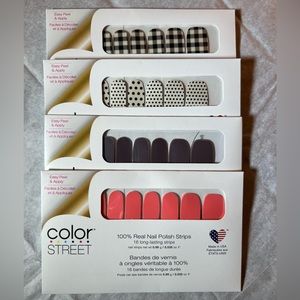 Color Street Nail Polish Strips - Mulitple